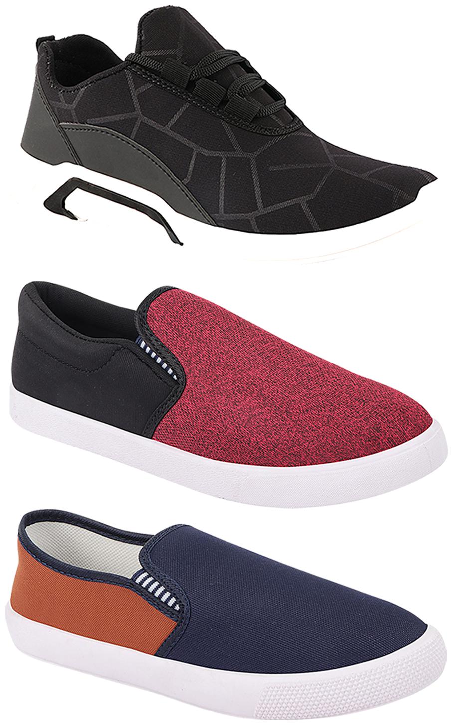 

Birde Men Multi-Color Casual Shoes - BRD-300-BLK-309-TAN-310-BLK