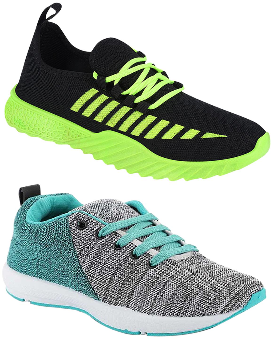 

Birde Multicolor Mesh Casual Shoes For Men (Pack of 2)