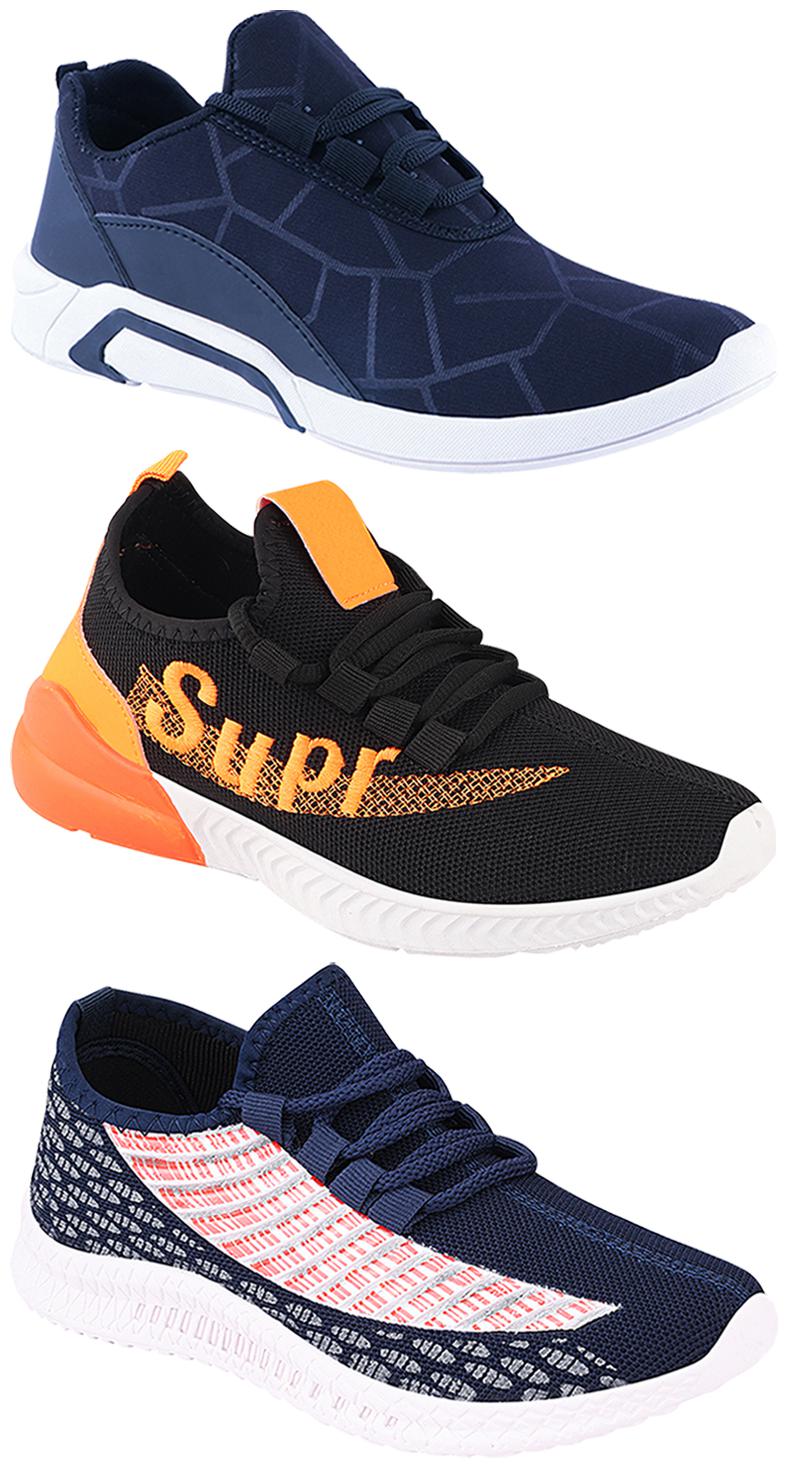 

Birde Men Multi-Color Casual Shoes - CASUAL SPORTS SNEAKERS RUNNNING SHOES - BRD-300-BLU-315-331