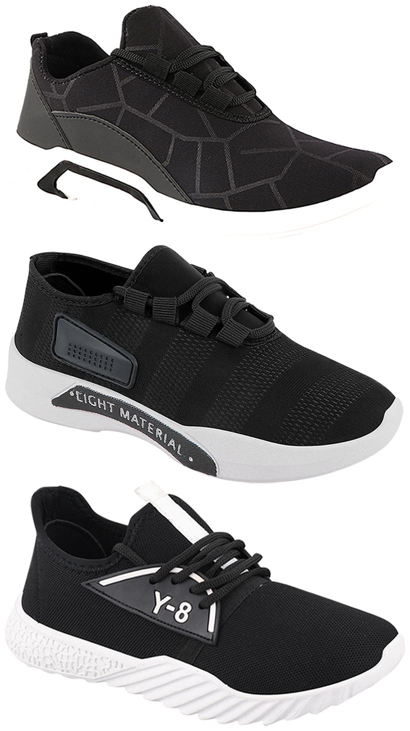 

Birde Men Multi-Color Casual Shoes - BRD-300-BLK-301-BLK-378