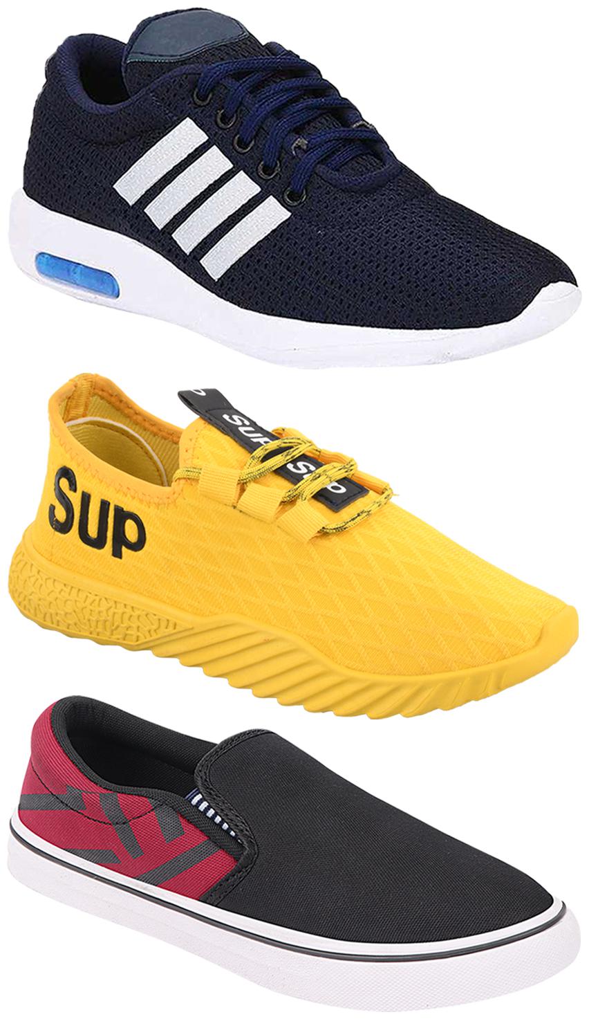 

Birde Men Multi-Color Casual Shoes - CASUAL SPORTS SNEAKERS RUNNNING SHOES - BRD-304-BLU BRD-308-MRN BRD-383