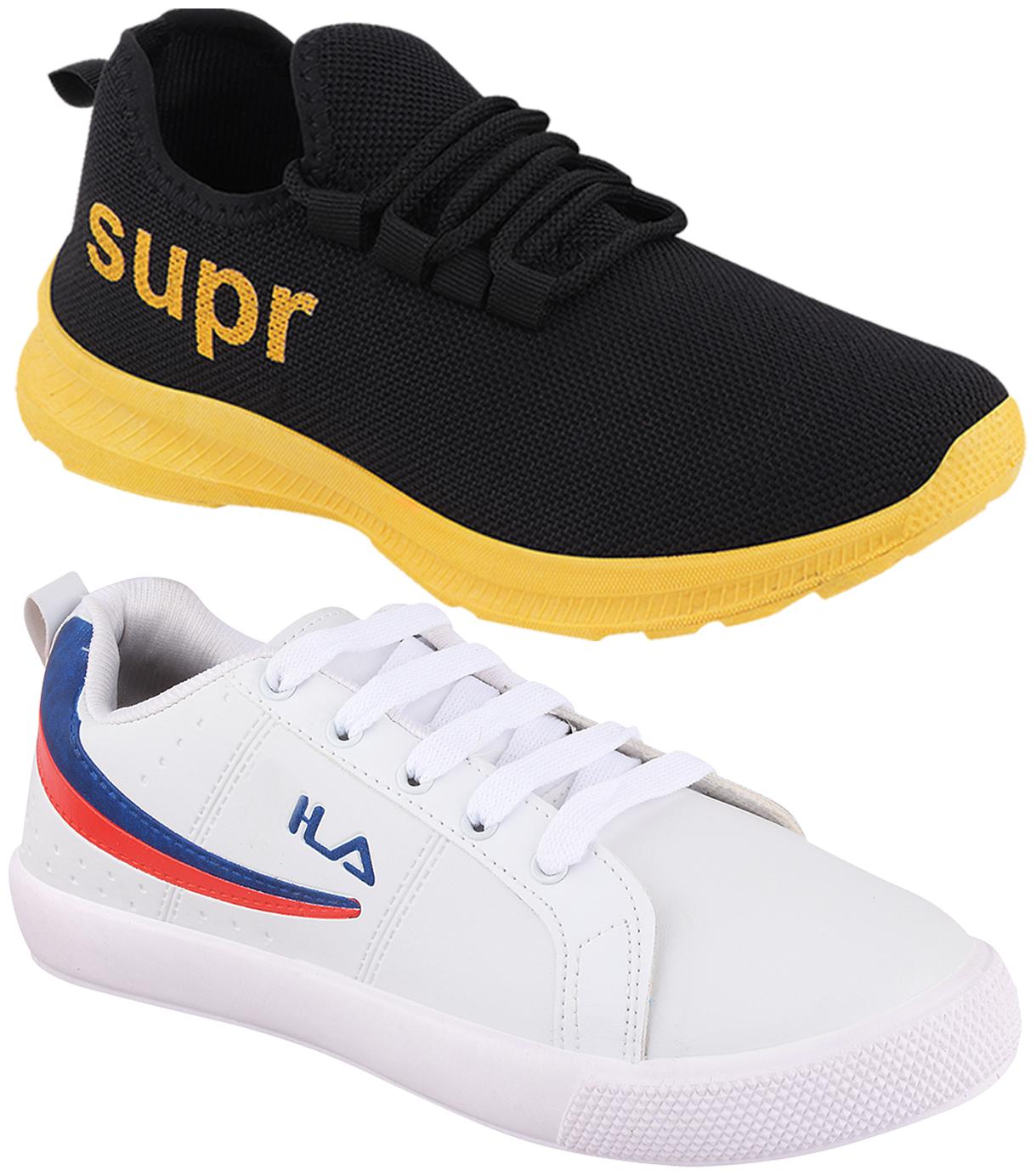 

Birde Multicolor Synthetic Casual Shoes For Men (Pack of 2)