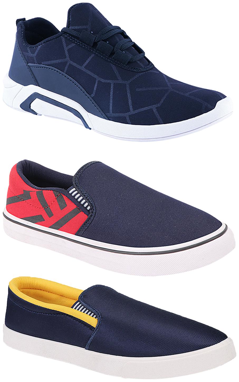 

Birde Men Multi-Color Casual Shoes - BRD-300-BLU-308-RED BIRDE-52