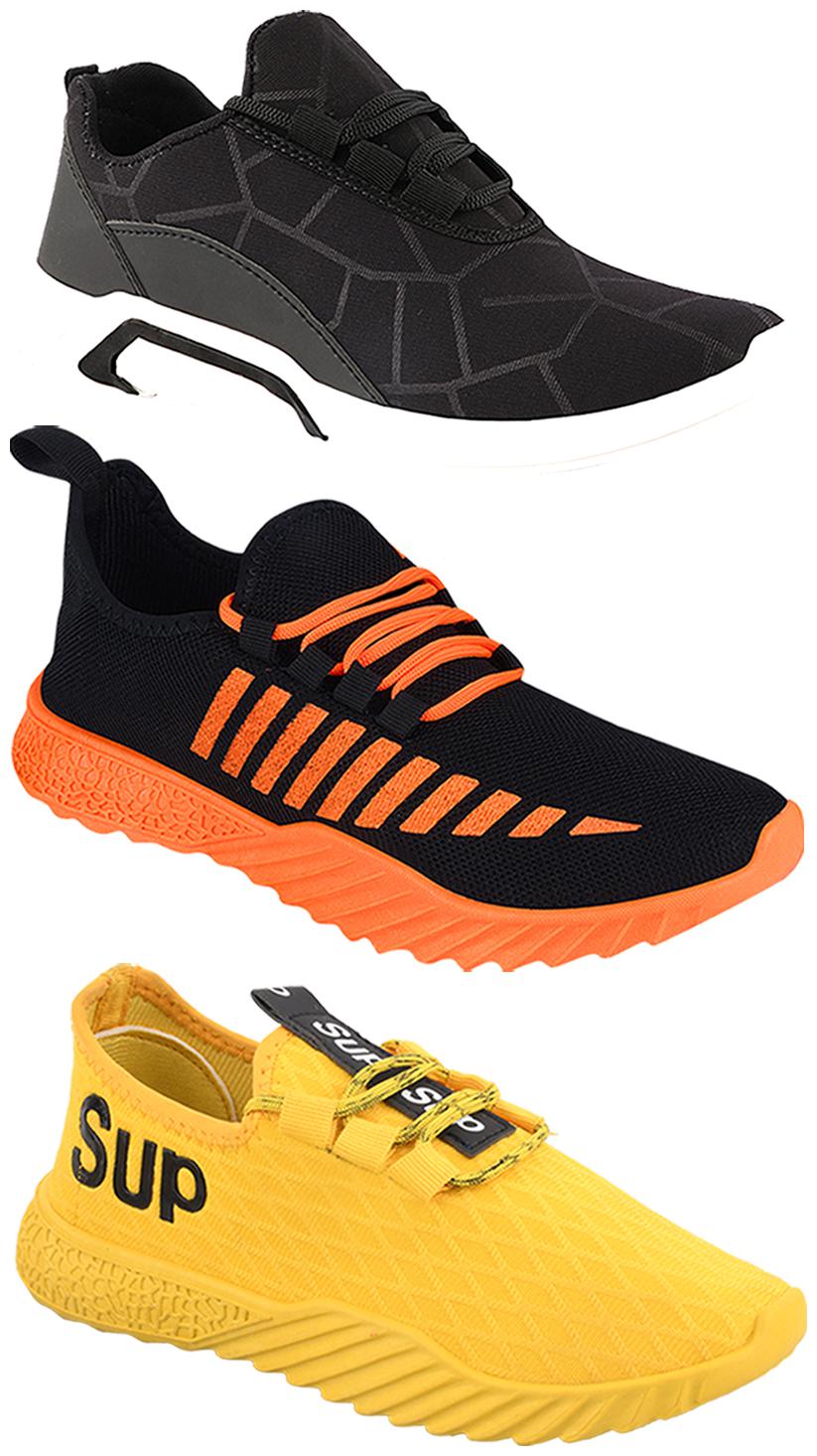 

Birde Men Multi-Color Casual Shoes - CASUAL SPORTS SNEAKERS RUNNNING SHOES - BRD-300-BLK-359-383