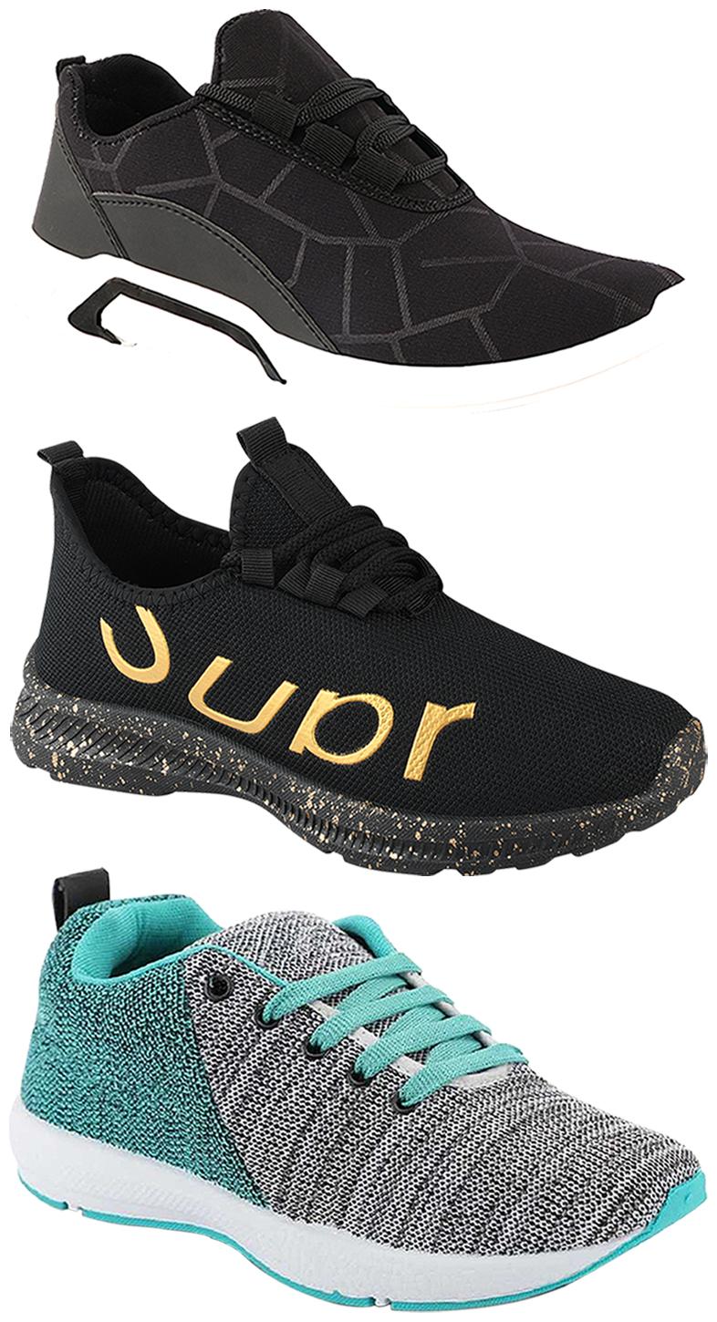 

Birde Men Multi-Color Casual Shoes - CASUAL SPORTS SNEAKERS RUNNNING SHOES - BRD-300-BLK-221-368