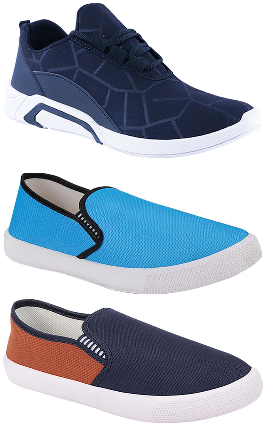 

Birde Men Multi-Color Casual Shoes - BRD-300-BLU-309-SKY-309-TAN