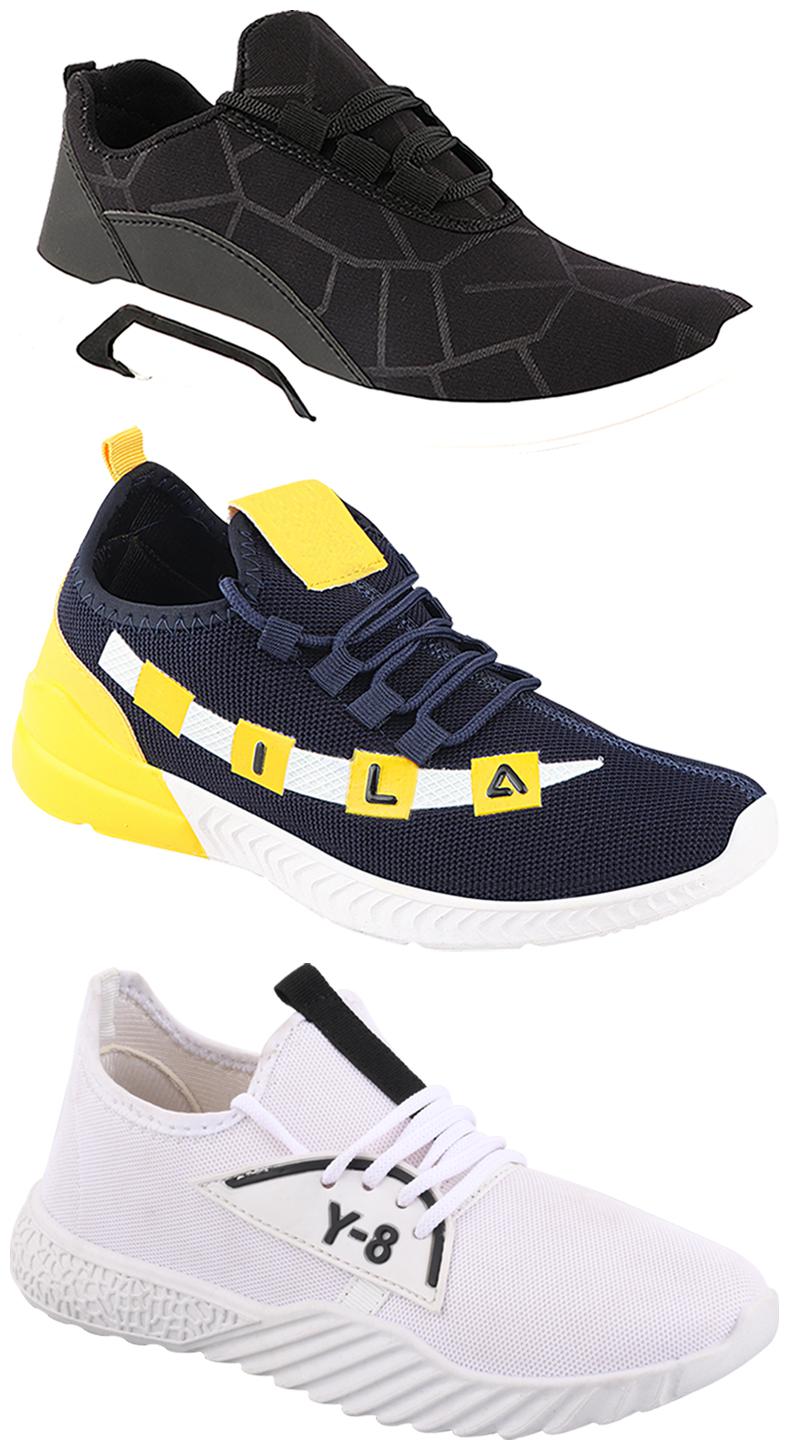 

Birde Men Multi-Color Casual Shoes - CASUAL SPORTS SNEAKERS RUNNNING SHOES - BRD-300-BLK-330-377
