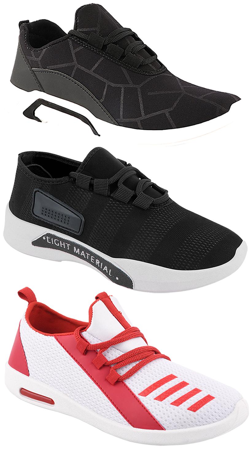 

Birde Men Multi-Color Casual Shoes - BRD-300-BLK-301-BLK-374