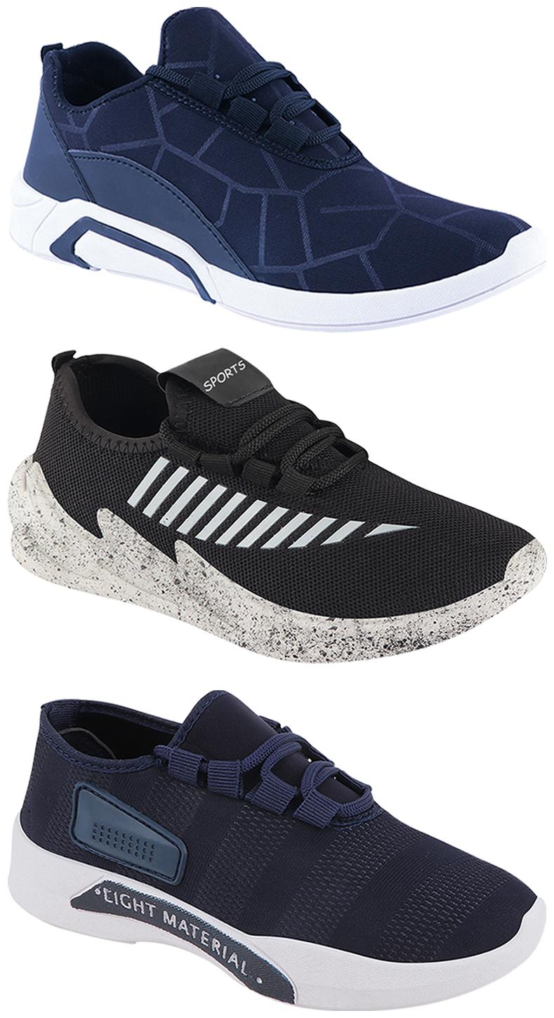 

Birde Men Multi-Color Casual Shoes - BRD-300-BLU-301-BLU-324-GRY