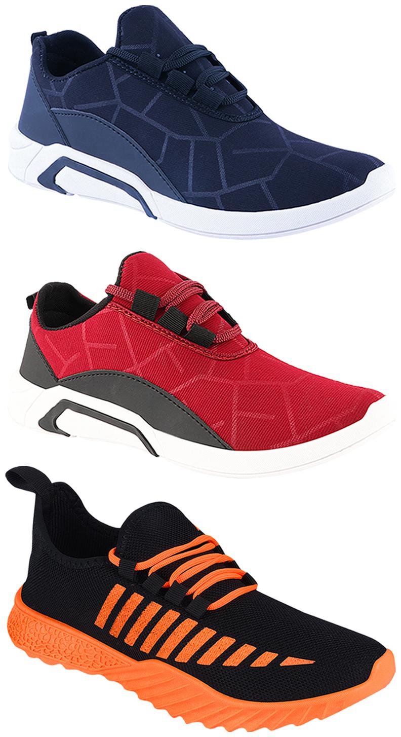 

Birde Men Multi-Color Casual Shoes - BRD-300-BLU-300-CHRY-359