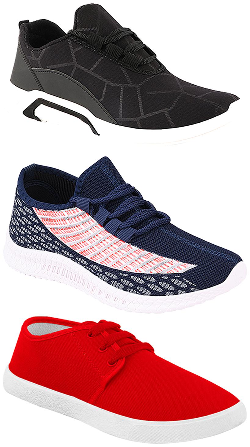 

Birde Men Multi-Color Casual Shoes - BRD-300-BLK-1077-315