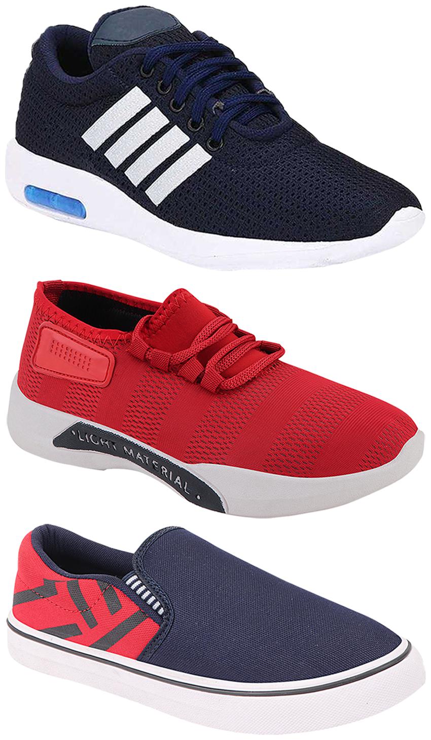 

Birde Men Multi-Color Casual Shoes - BRD-304-BLU BRD-301-RD BRD-308-RED