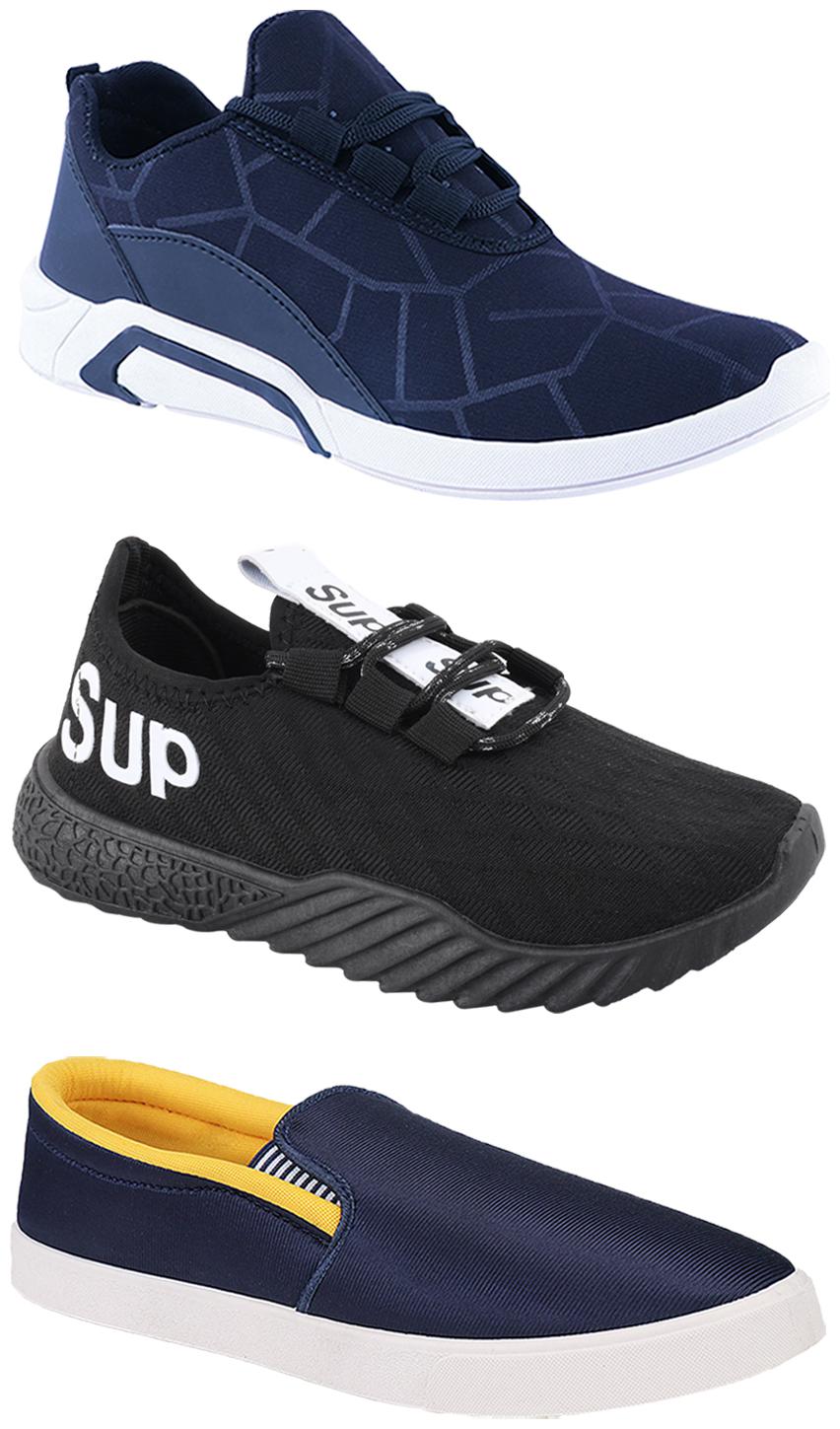 

Birde Men Multi-Color Casual Shoes - CASUAL SPORTS SNEAKERS RUNNNING SHOES - BRD-300-BLU BIRDE-52-384