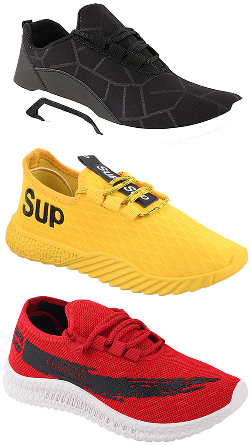 

Birde Men Multi-Color Casual Shoes - CASUAL SPORTS SNEAKERS RUNNNING SHOES - BRD-300-BLK-321-383