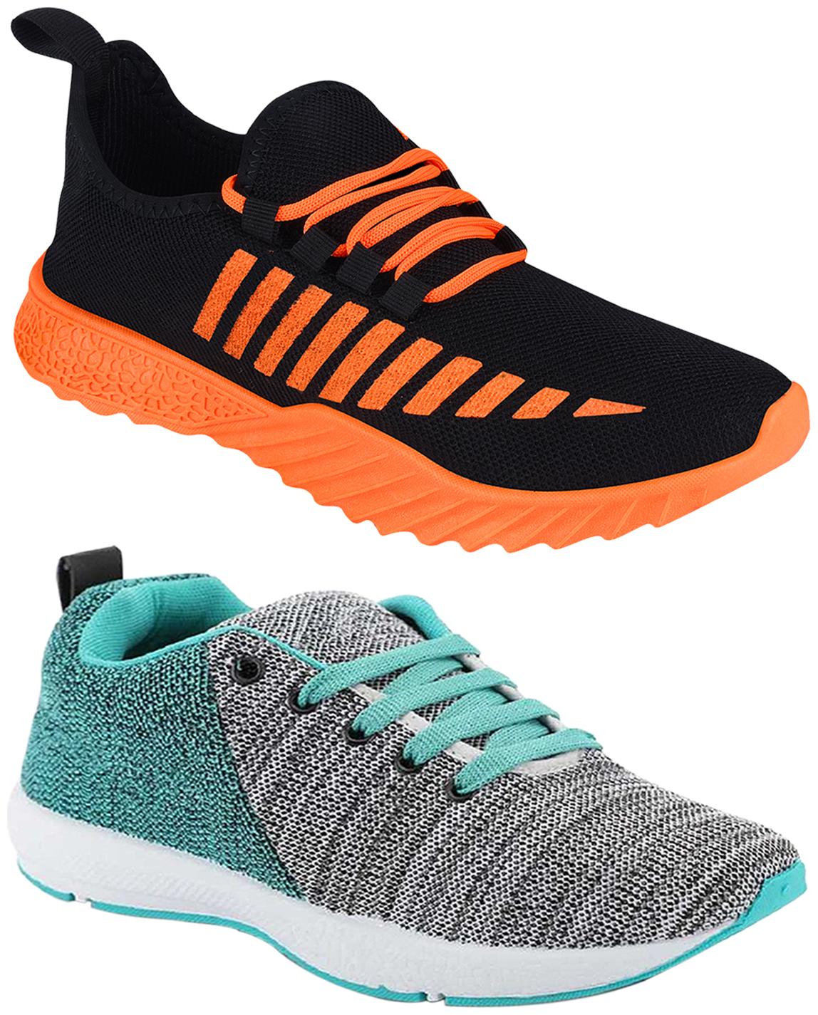 

Birde Multicolor Mesh Casual Shoes For Men (Pack of 2)