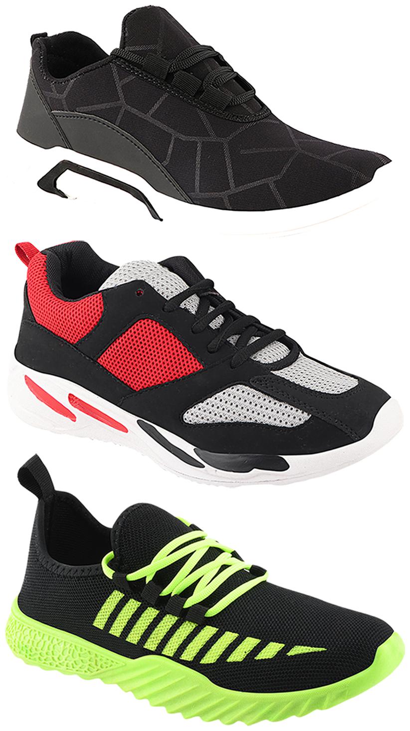 

Birde Men Multi-Color Casual Shoes - CASUAL SPORTS SNEAKERS RUNNNING SHOES - BRD-300-BLK-361-334