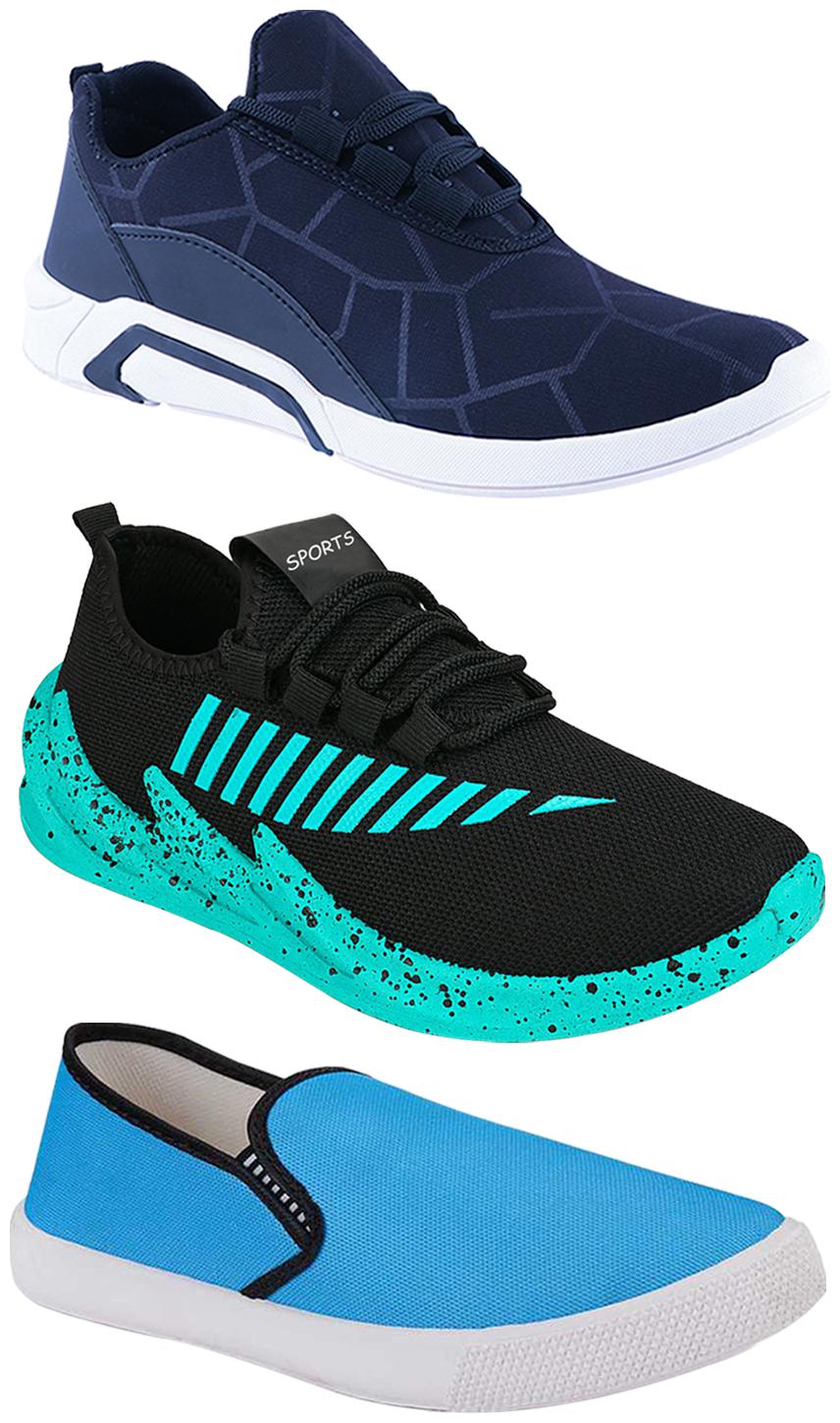 

Birde Men Multi-Color Casual Shoes - BRD-300-BLU-309-SKY-324-SGRN