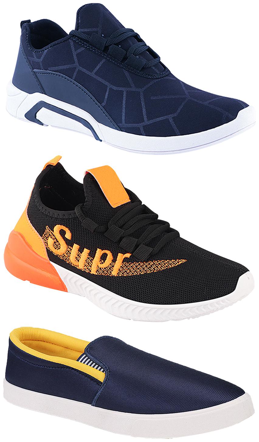 

Birde Men Multi-Color Casual Shoes - CASUAL SPORTS SNEAKERS RUNNNING SHOES - BRD-300-BLU BIRDE-52-331