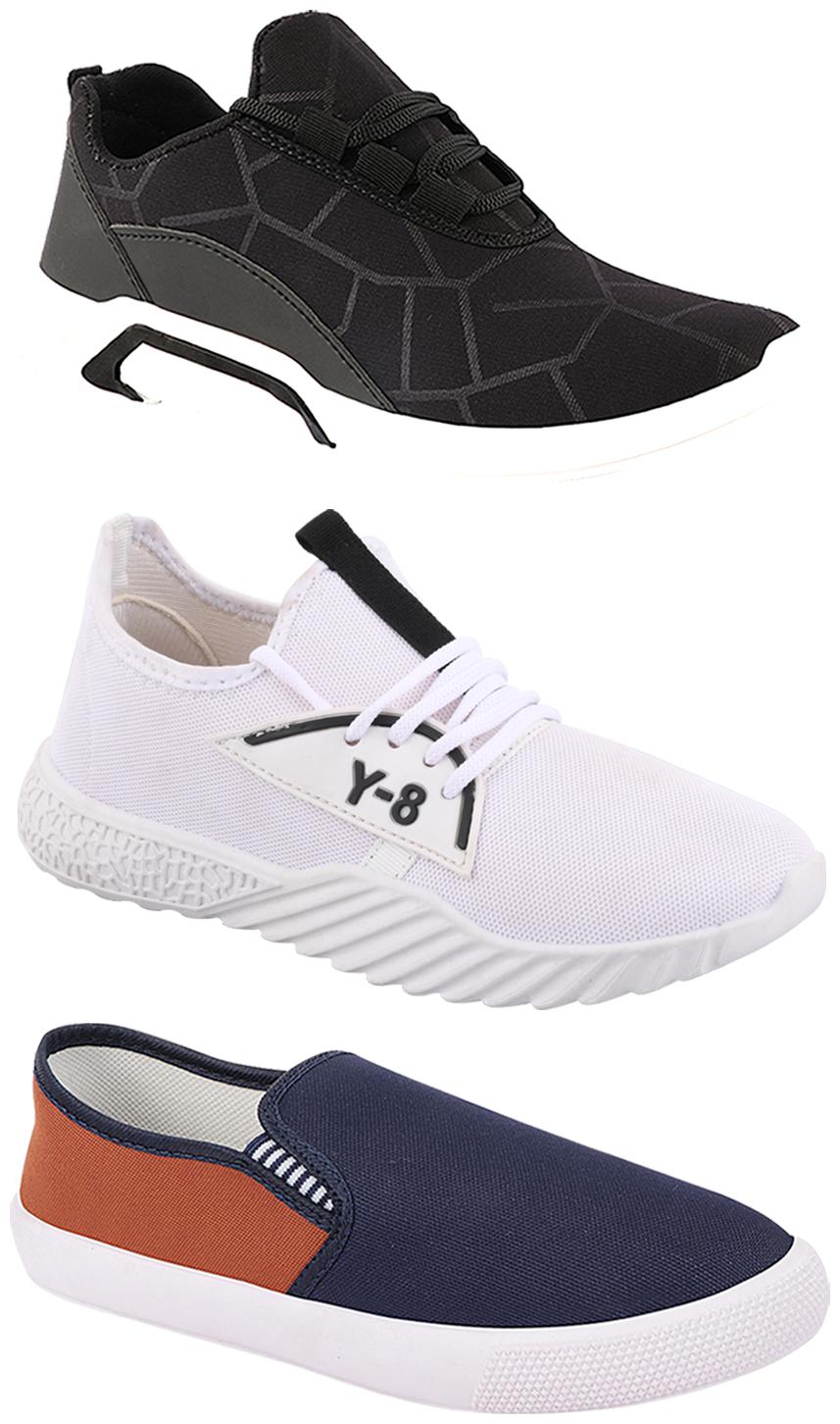 

Birde Men Multi-Color Casual Shoes - BRD-300-BLK-309-TAN-377