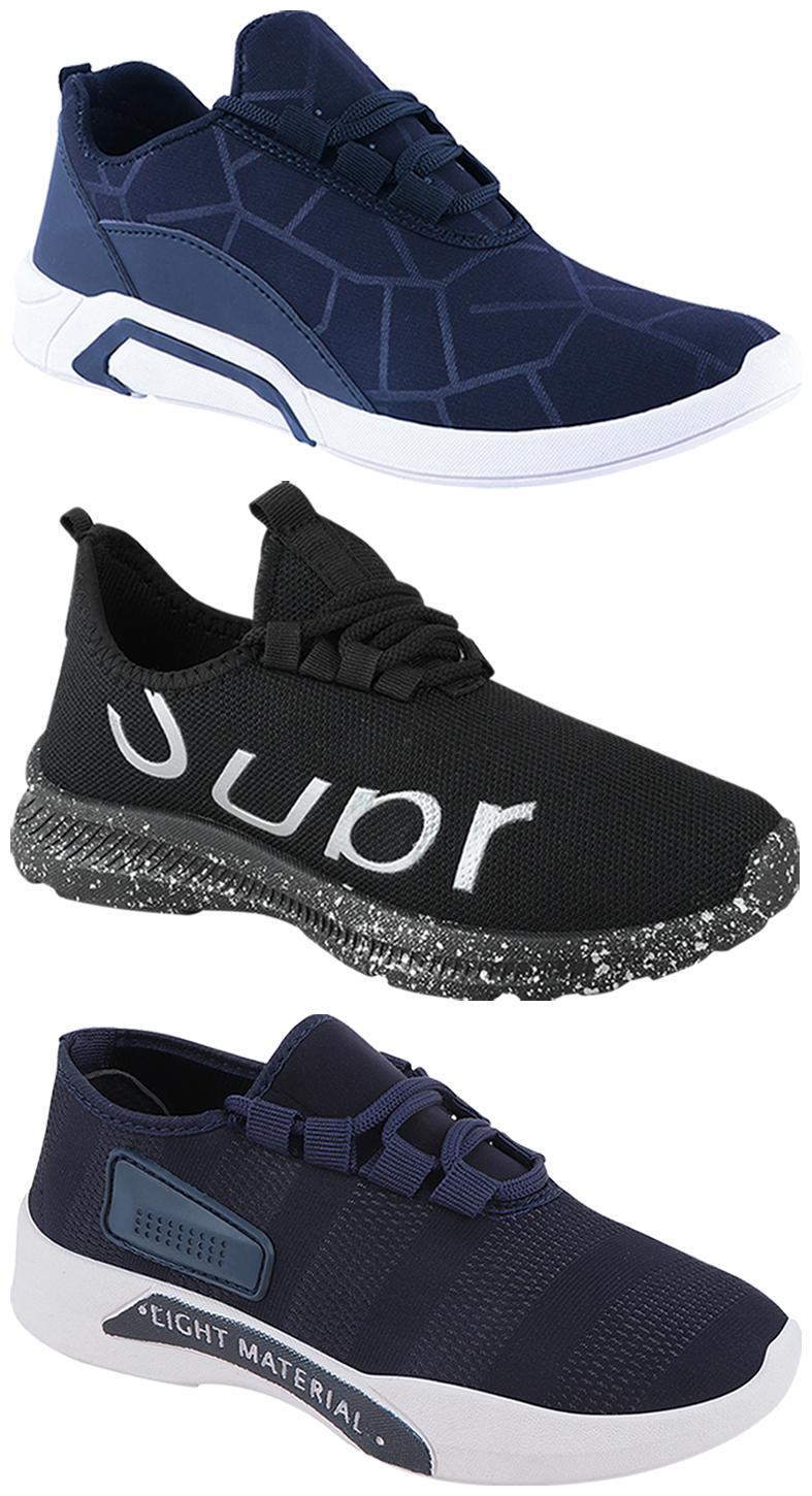 

Birde Men Multi-Color Casual Shoes - BRD-300-BLU-301-BLU-369