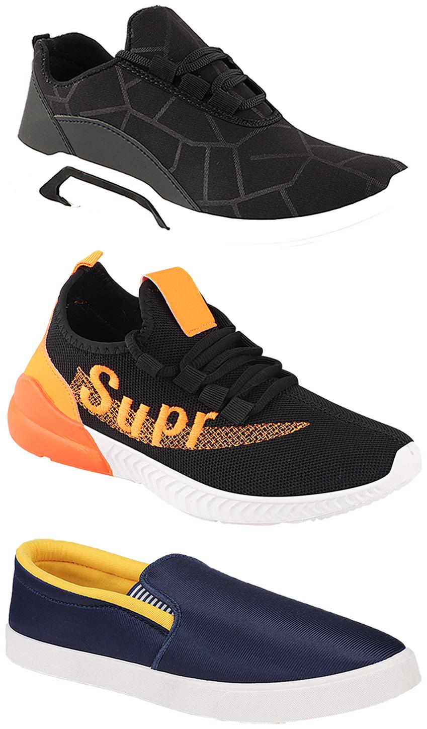 

Birde Men Multi-Color Casual Shoes - CASUAL SPORTS SNEAKERS RUNNNING SHOES - BRD-300-BLK BIRDE-52-331