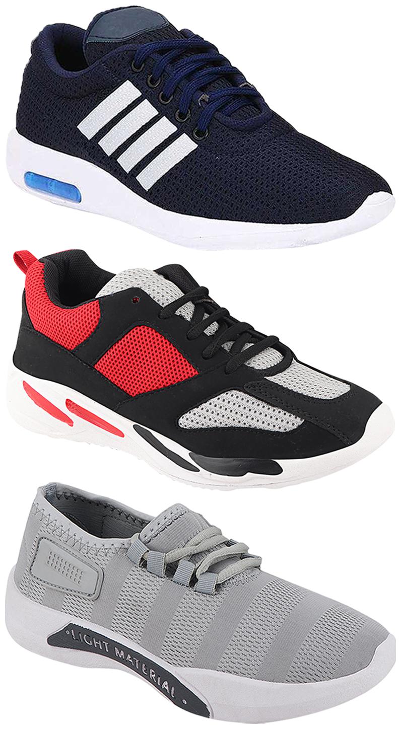 

Birde Men Multi-Color Casual Shoes - CASUAL SPORTS SNEAKERS RUNNNING SHOES - BRD-304-BLU BRD-301-GRY BRD-334