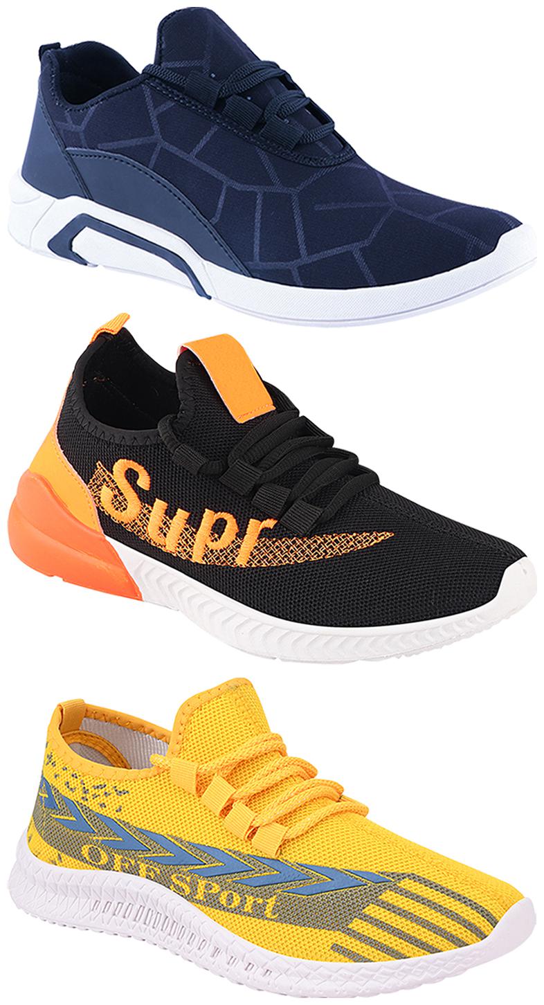 

Birde Men Multi-Color Casual Shoes - CASUAL SPORTS SNEAKERS RUNNNING SHOES - BRD-300-BLU-316-331
