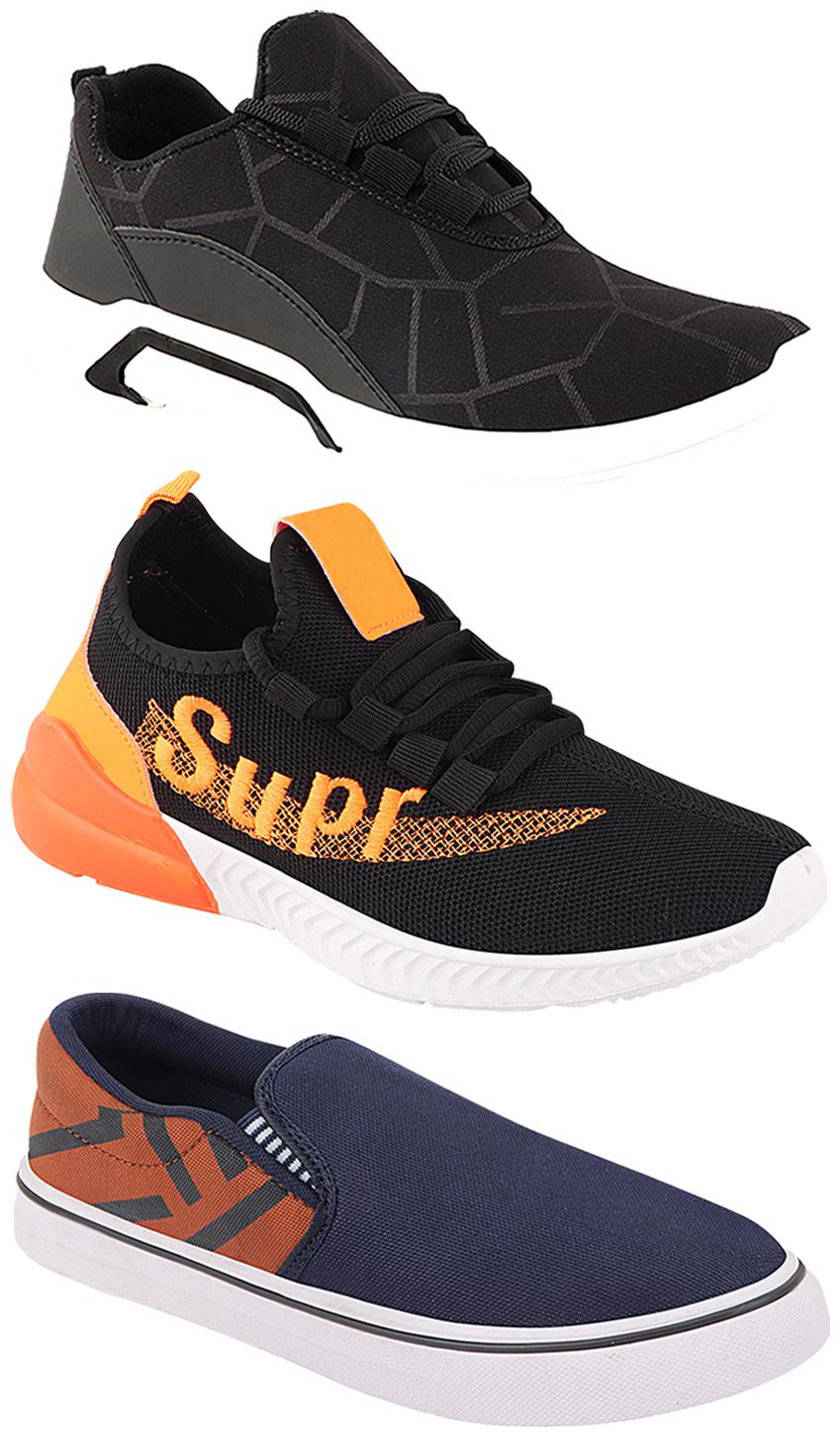 

Birde Men Multi-Color Casual Shoes - CASUAL SPORTS SNEAKERS RUNNNING SHOES - BRD-300-BLK-308-TAN-331