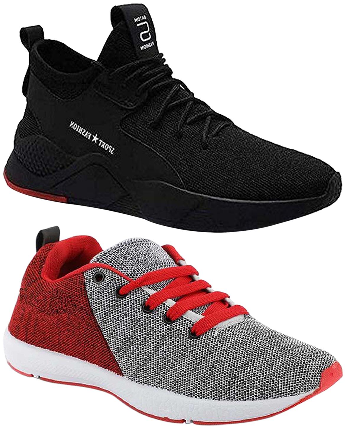 

Birde Multicolor Mesh Casual Shoes For Men (Pack of 2)