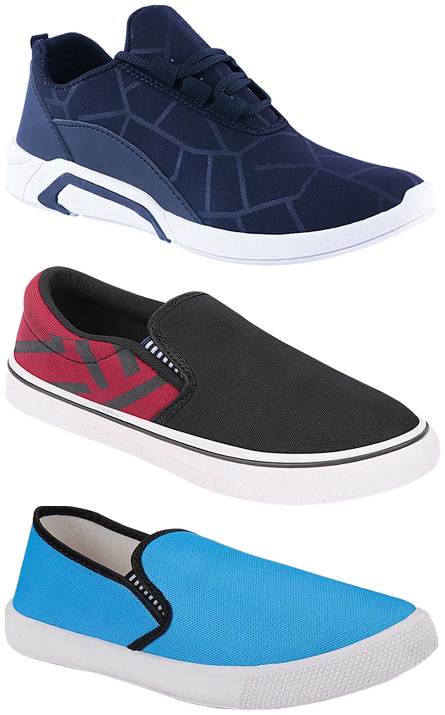 

Birde Men Multi-Color Casual Shoes - BRD-300-BLU-308-MRN-309-SKY