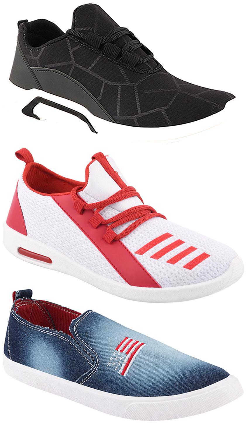 

Birde Men Multi-Color Casual Shoes - BRD-300-BLK-1220-374