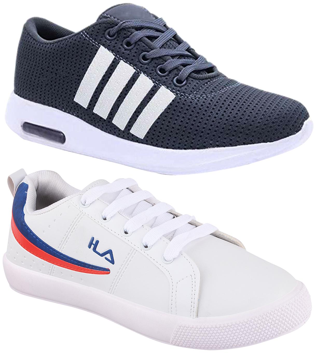 

Birde Multicolor Synthetic Casual Shoes For Men (Pack of 2)