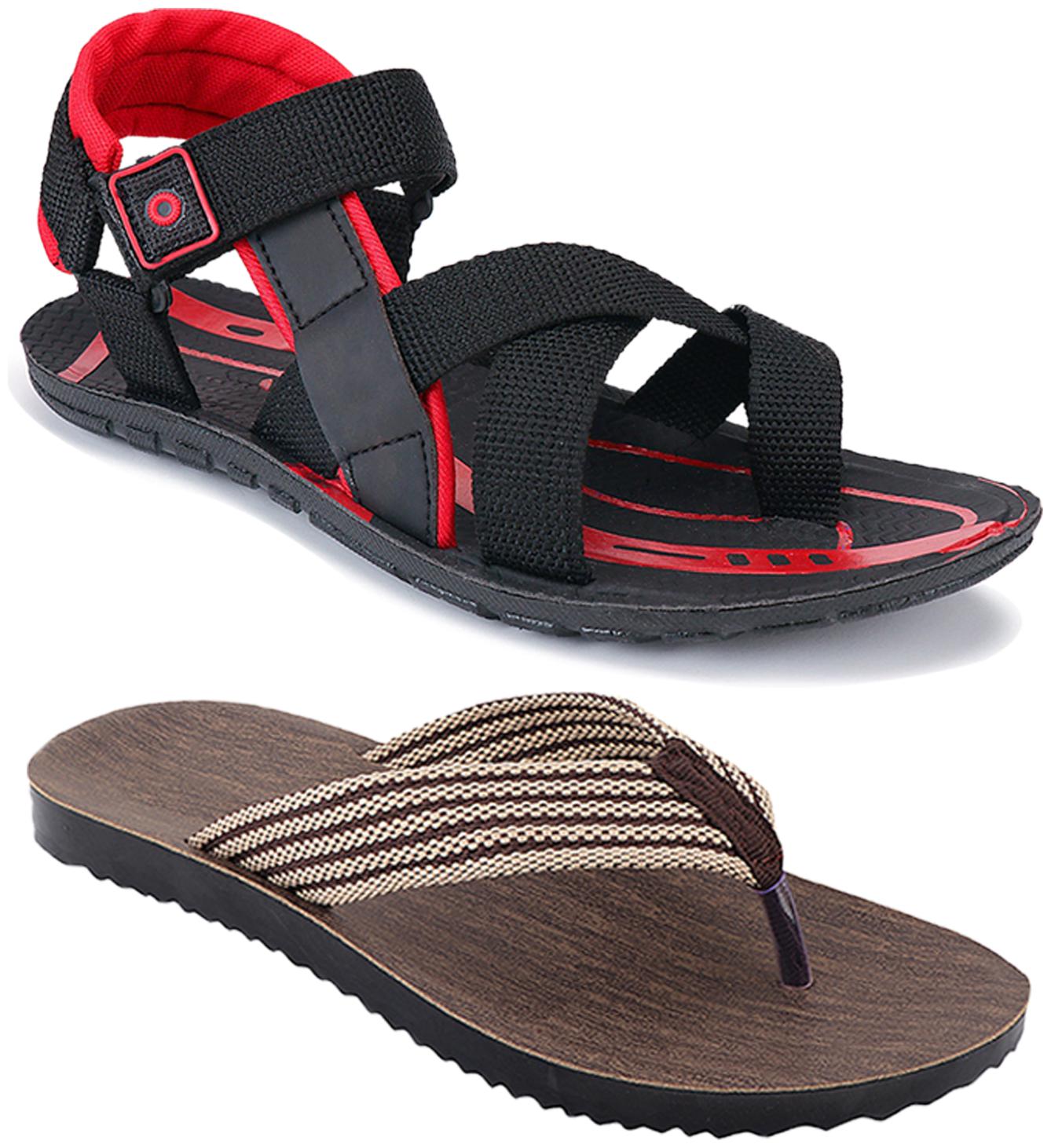 

Birde Men Multi-Color Sandals - 2 Pair