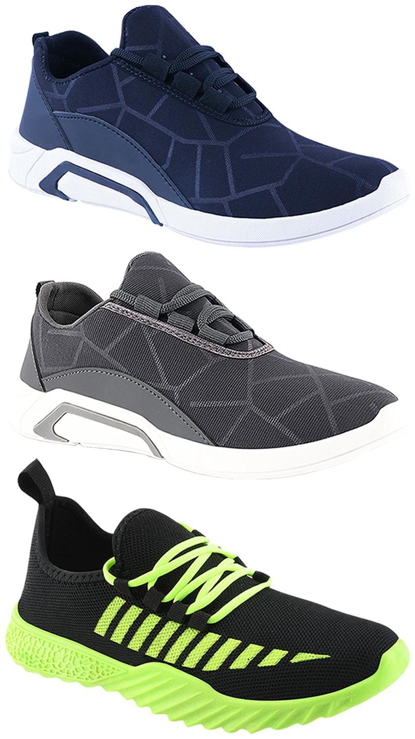 

Birde Men Multi-Color Casual Shoes - BRD-300-BLU-300-GRY-361