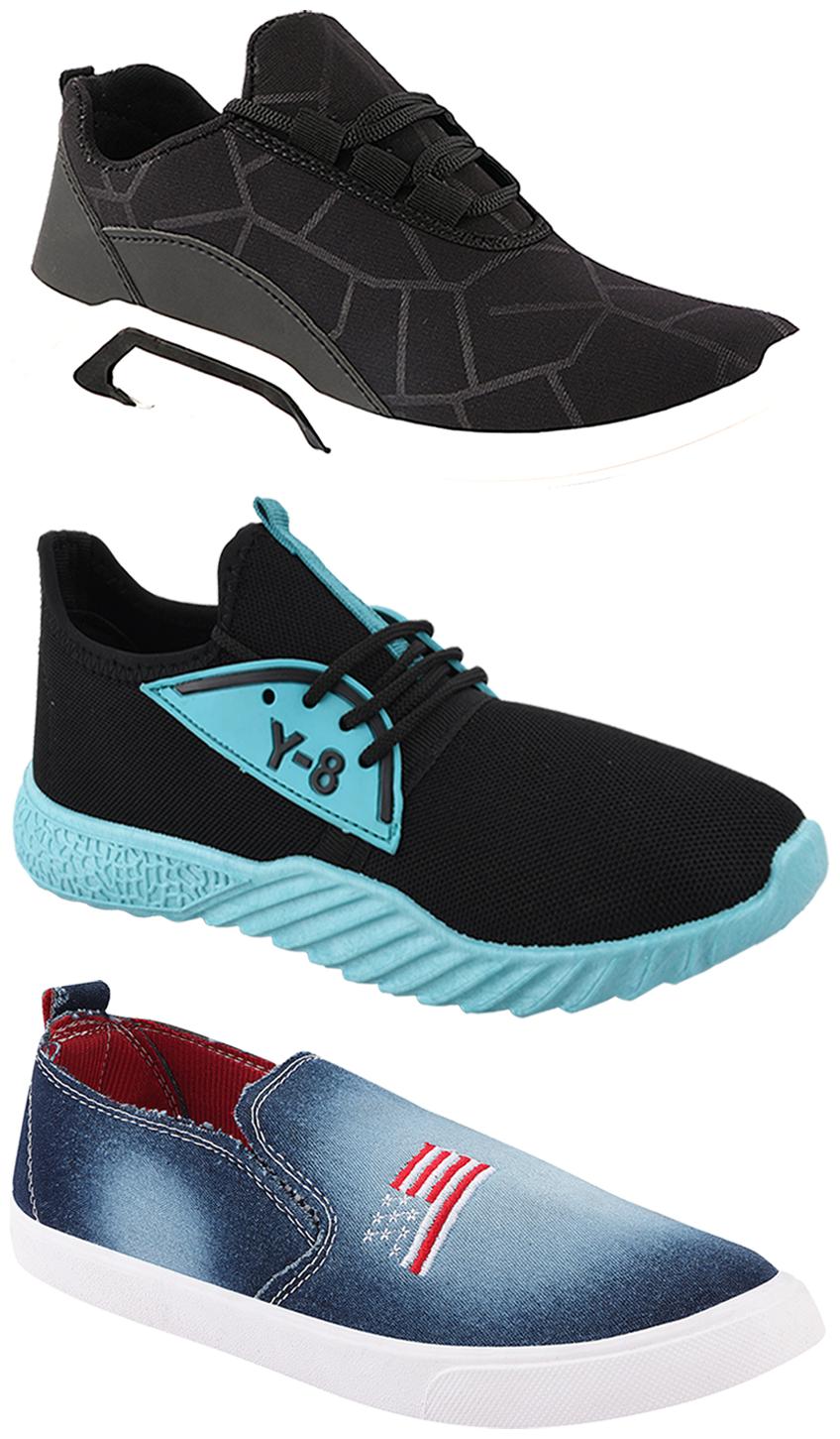 

Birde Men Multi-Color Casual Shoes - BRD-300-BLK-1220-386