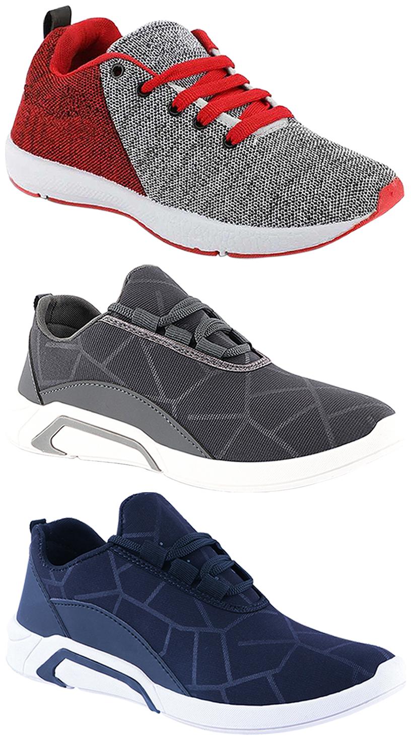 

Birde Men Multi-Color Casual Shoes - BRD-300-BLU-300-GRY-222