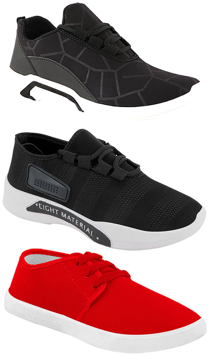

Birde Men Multi-Color Casual Shoes - BRD-300-BLK-301-BLK-1077