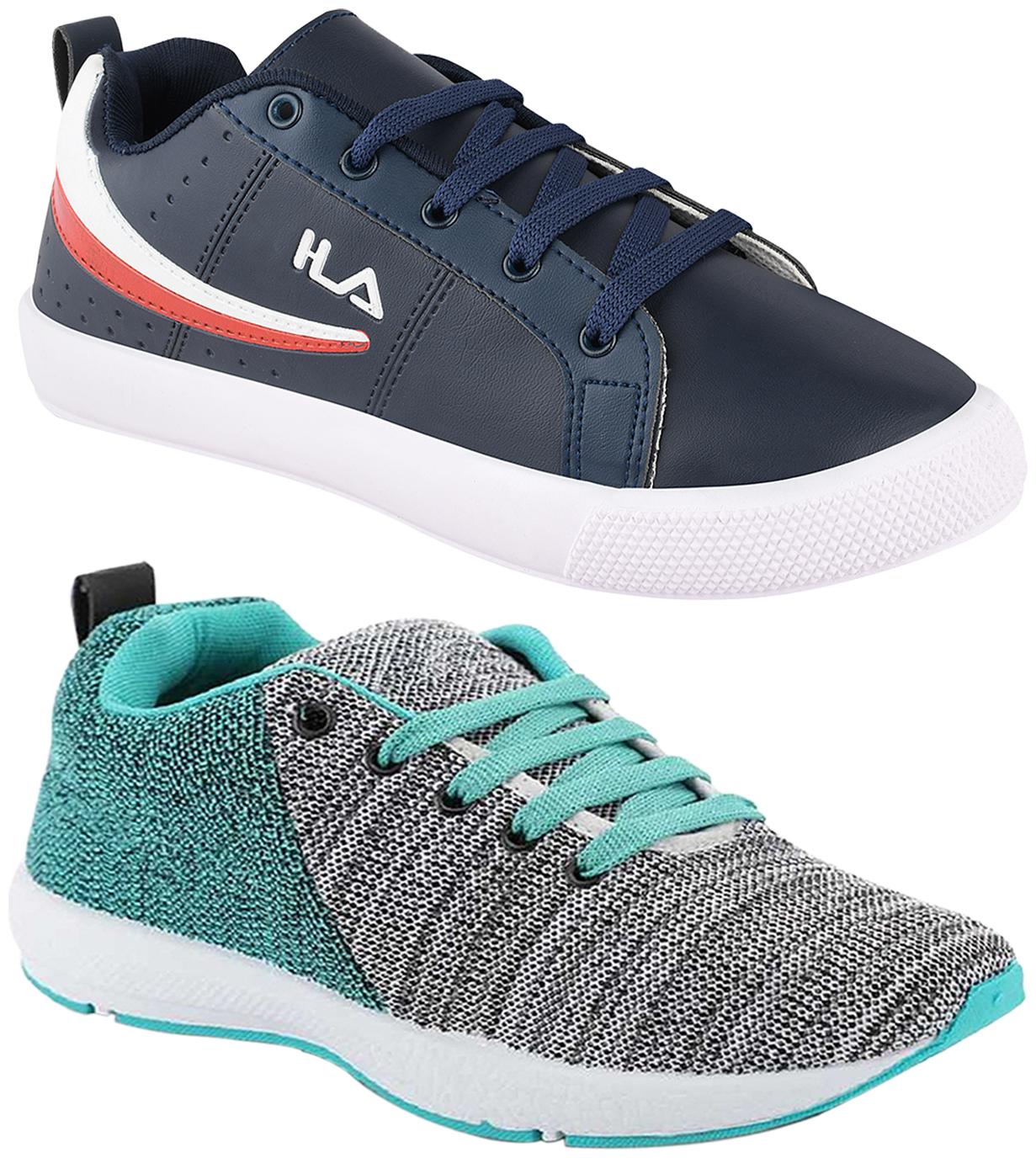 

Birde Multicolor Synthetic Casual Shoes For Men (Pack of 2)