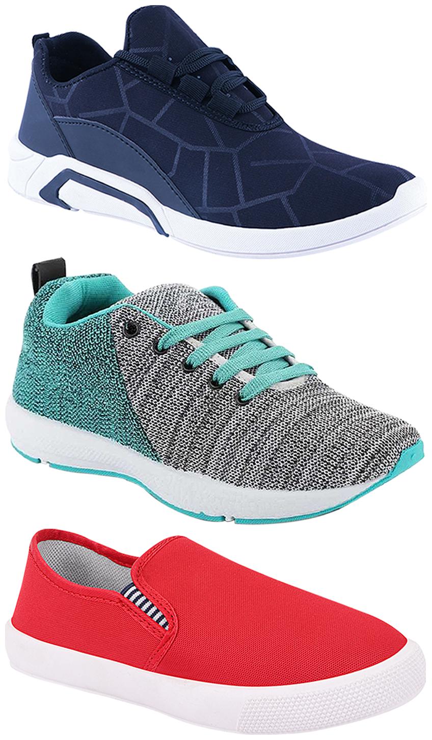 

Birde Men Multi-Color Casual Shoes - CASUAL SPORTS SNEAKERS RUNNNING SHOES - BRD-300-BLU-309-RD-221