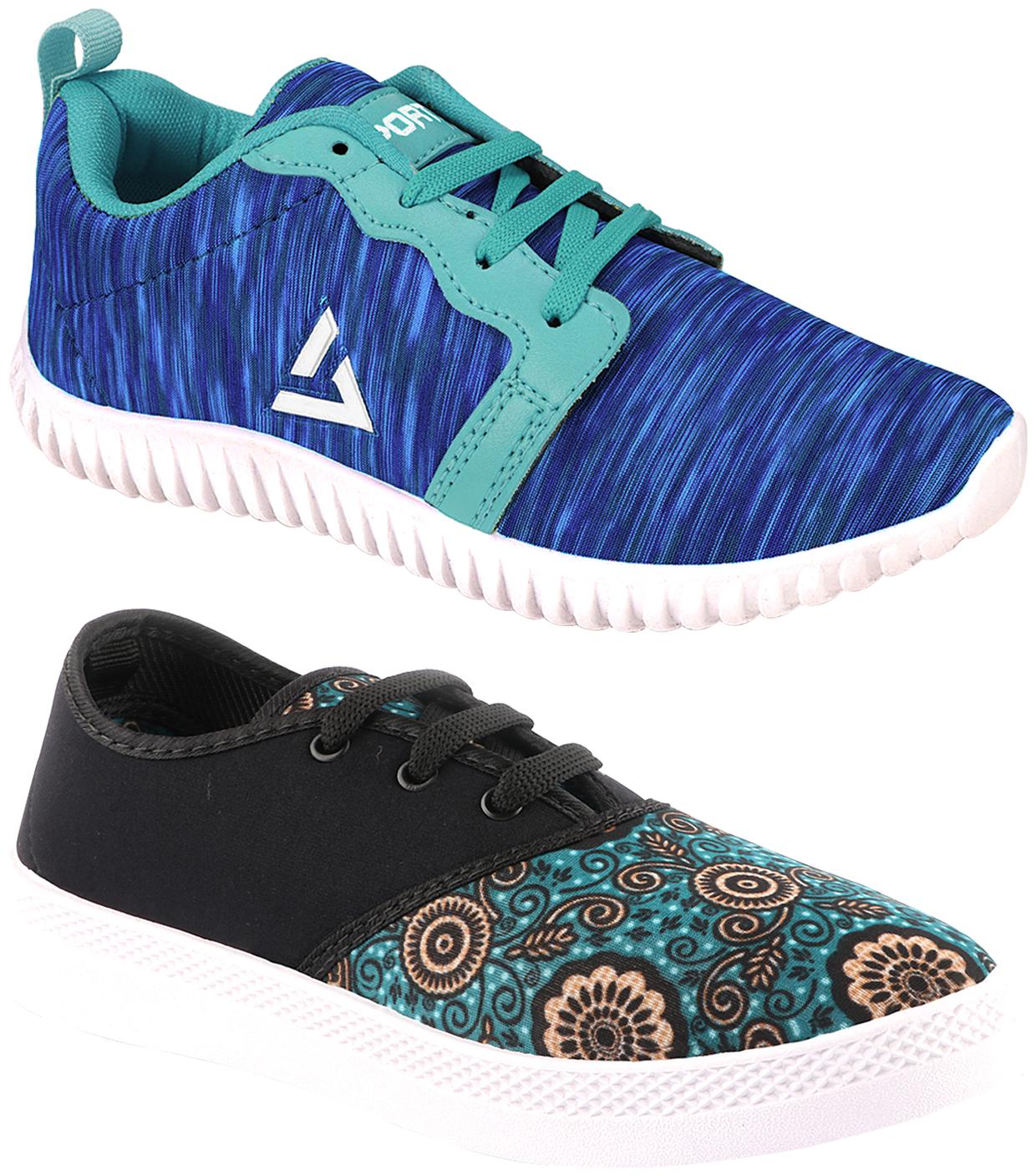 

Birde Women BRD-306-SGRN Running Shoes ( Multi-Color )