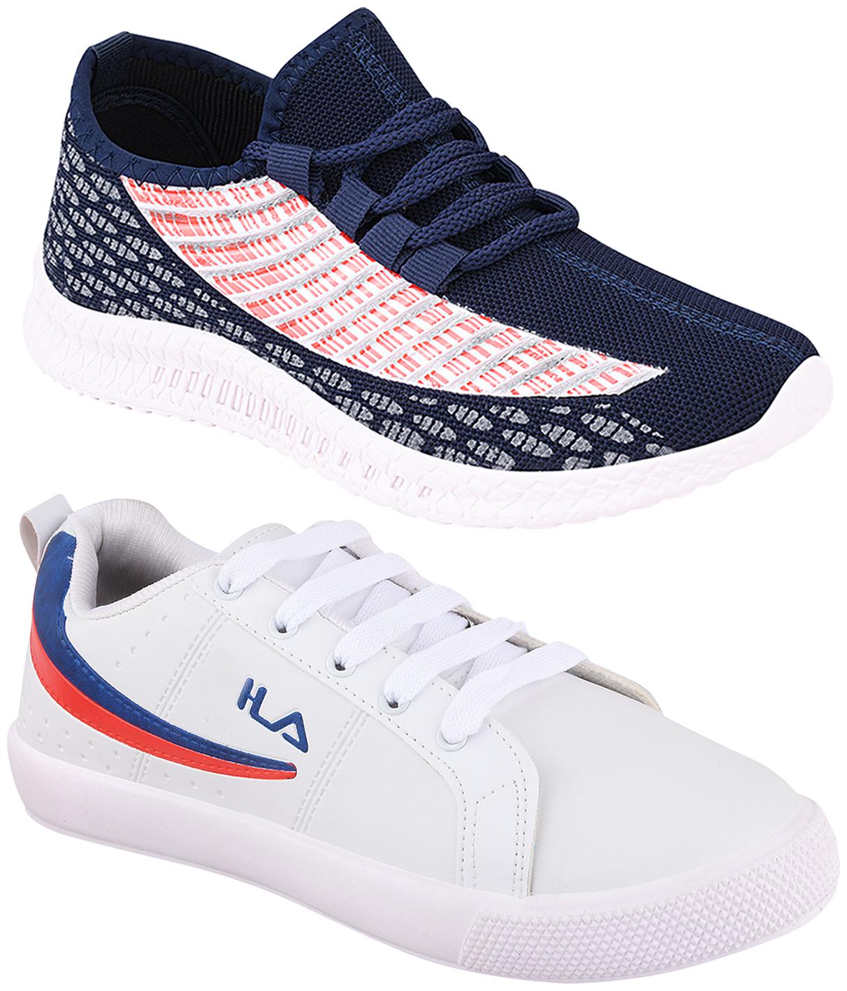 

Birde Multicolor Synthetic Casual Shoes For Men (Pack of 2)