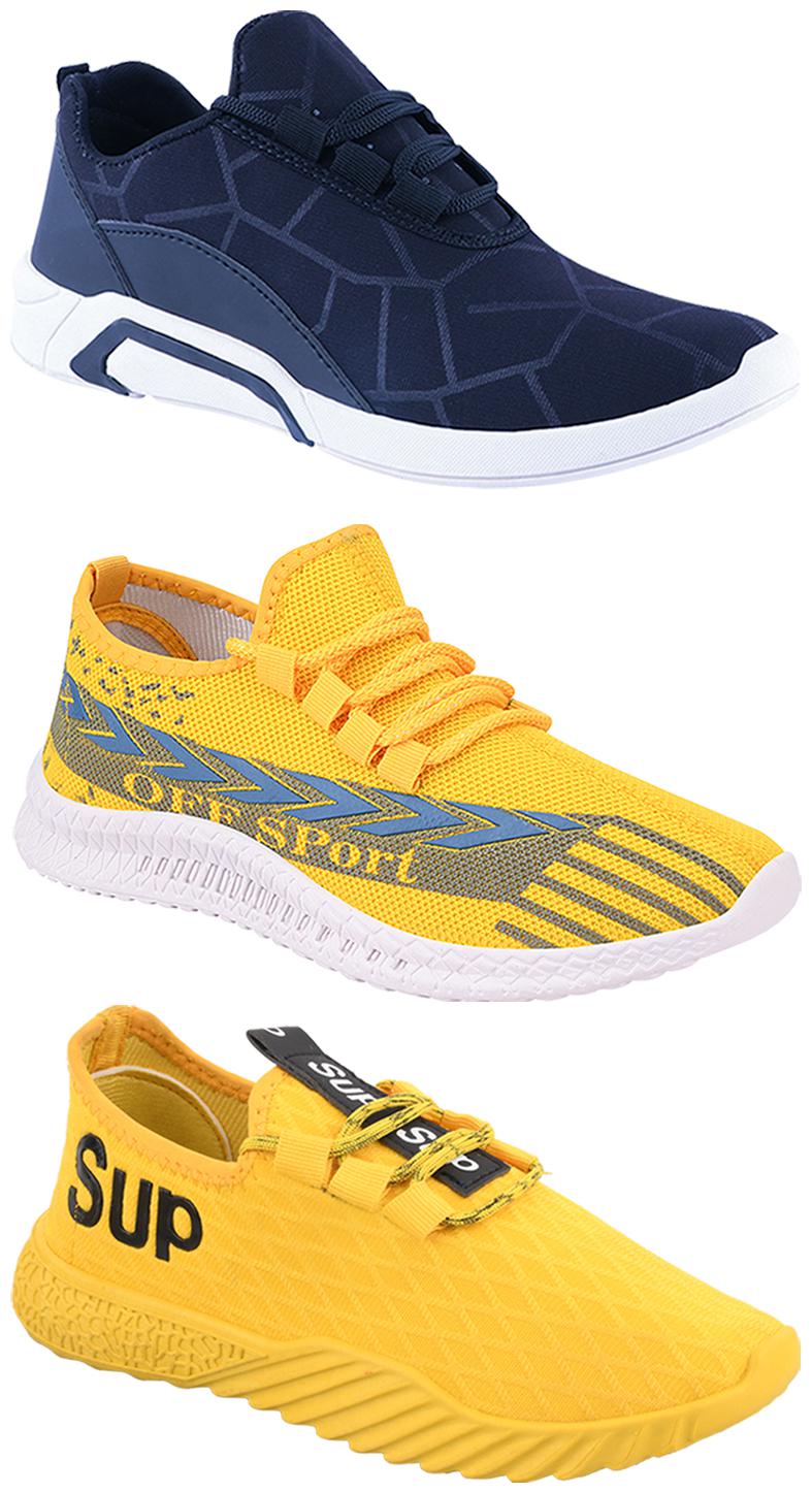 

Birde Men Multi-Color Casual Shoes - CASUAL SPORTS SNEAKERS RUNNNING SHOES - BRD-300-BLU-316-383