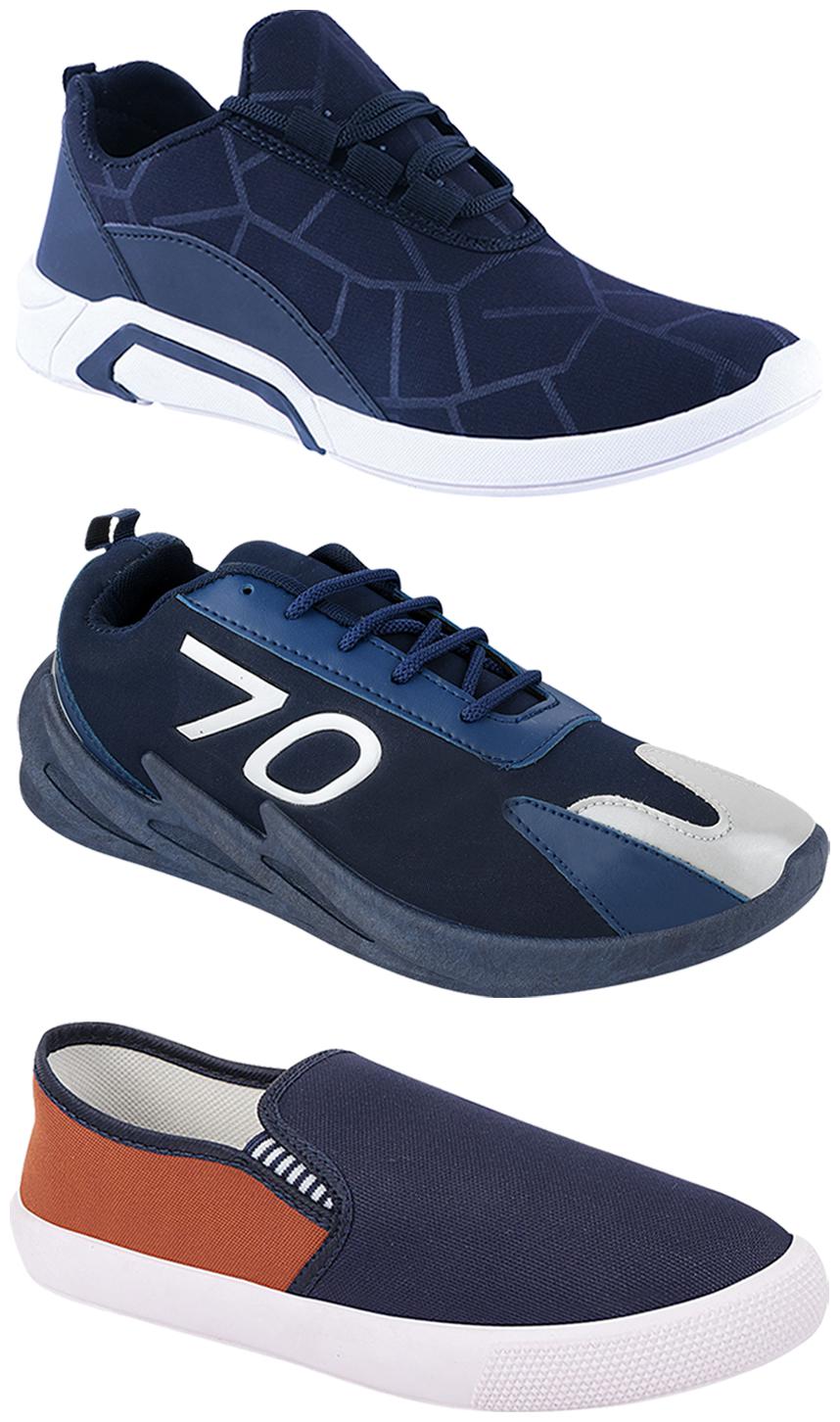 

Birde Men Multi-Color Casual Shoes - CASUAL SPORTS SNEAKERS RUNNNING SHOES - BRD-300-BLU-309-TAN-351