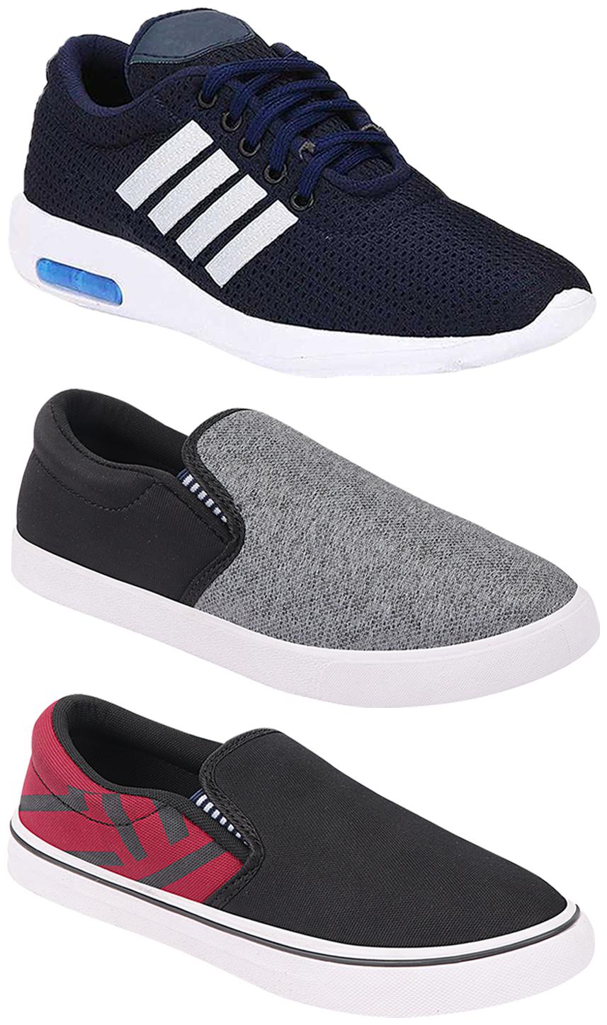 

Birde Men Multi-Color Casual Shoes - BRD-304-BLU BRD-308-MRN BRD-310-SLVR