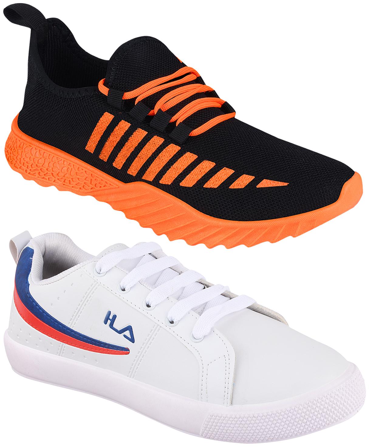 

Birde Multicolor Synthetic Casual Shoes For Men (Pack of 2)
