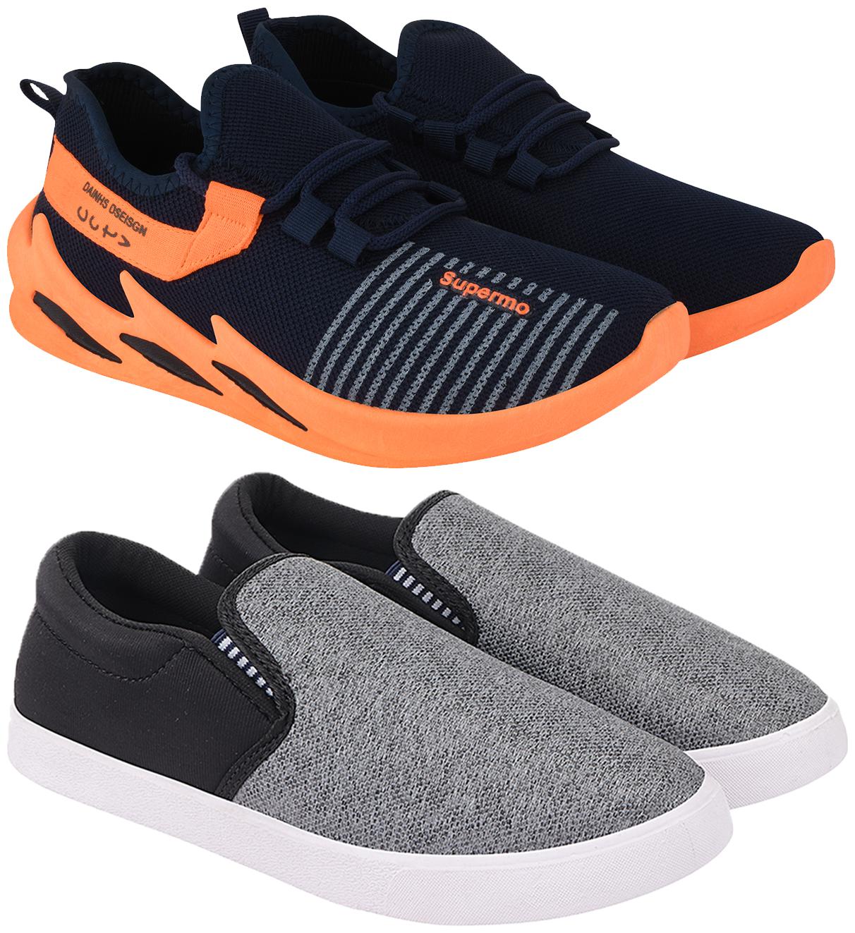 

Birde Men Multi-Color Casual Shoes - BRD-371-310-SLVR