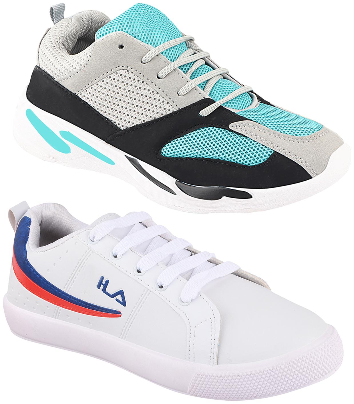 

Birde Multicolor Synthetic Casual Shoes For Men (Pack of 2)