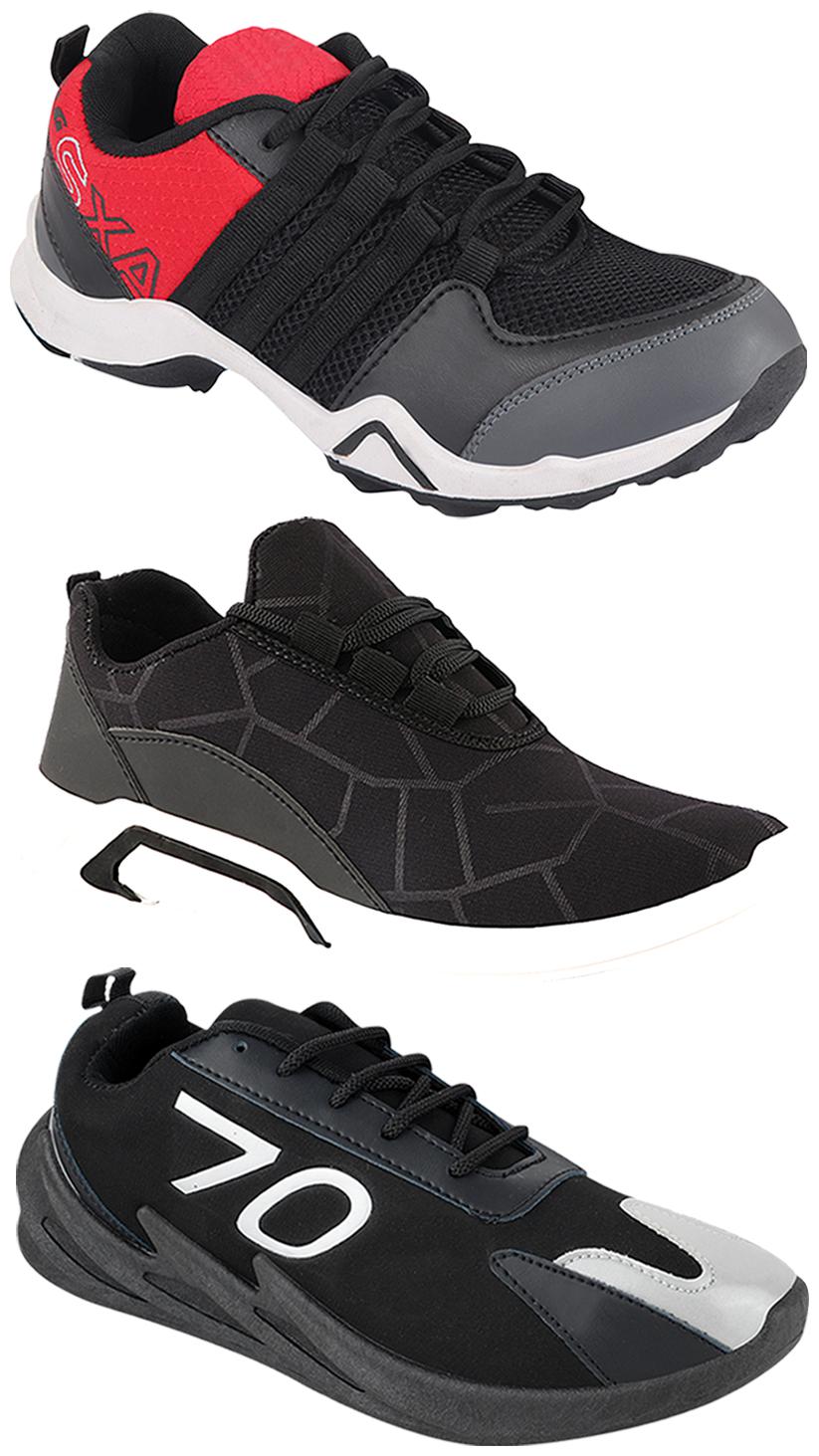

Birde Men Multi-Color Casual Shoes - CASUAL SPORTS SNEAKERS RUNNNING SHOES - BRD-300-BLK AX-2-350