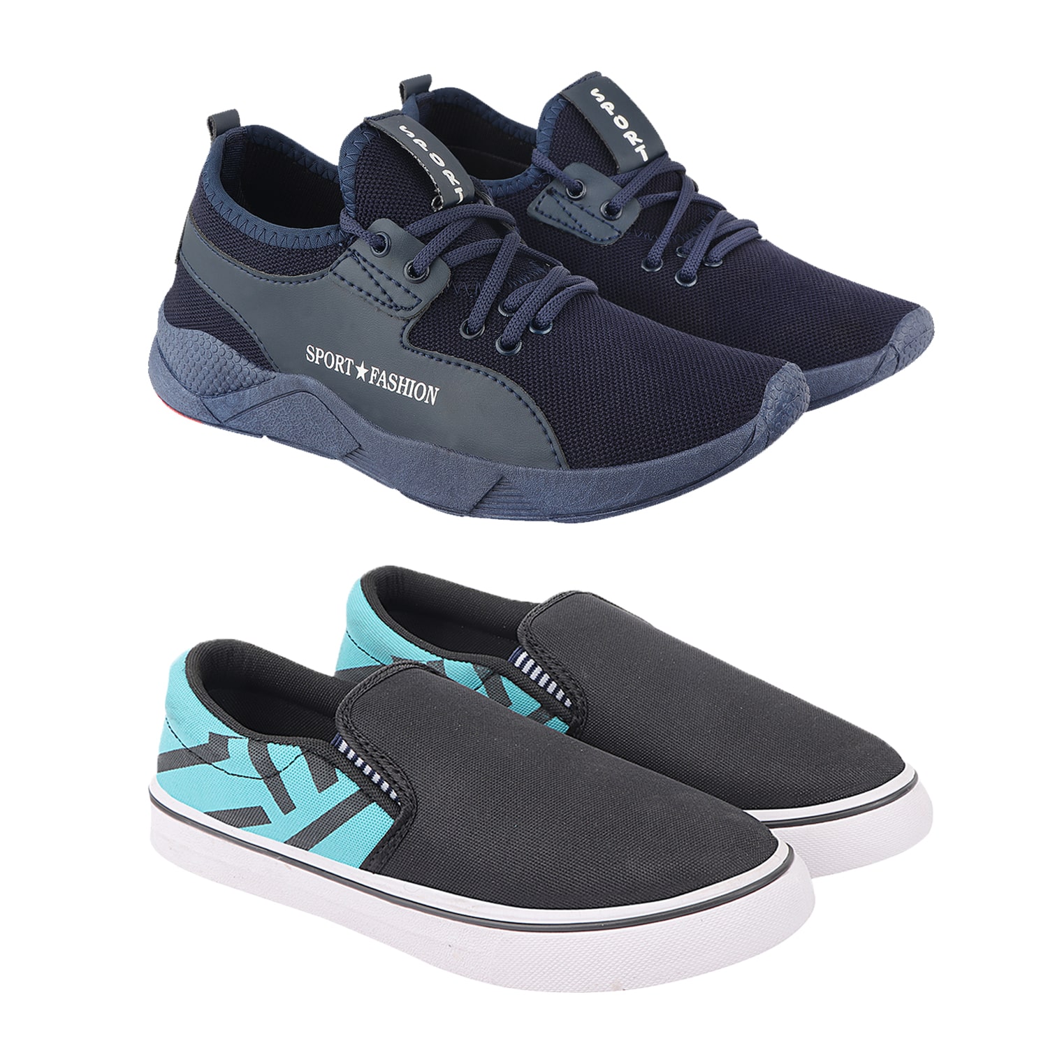 

Birde Multicolor Mesh Casual Shoes For Men (Pack of 2)