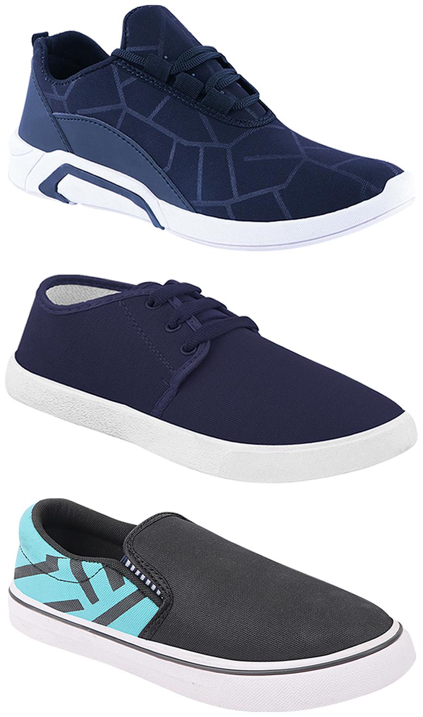 

Birde Men Multi-Color Casual Shoes - BRD-300-BLU-1078-308-SGRN